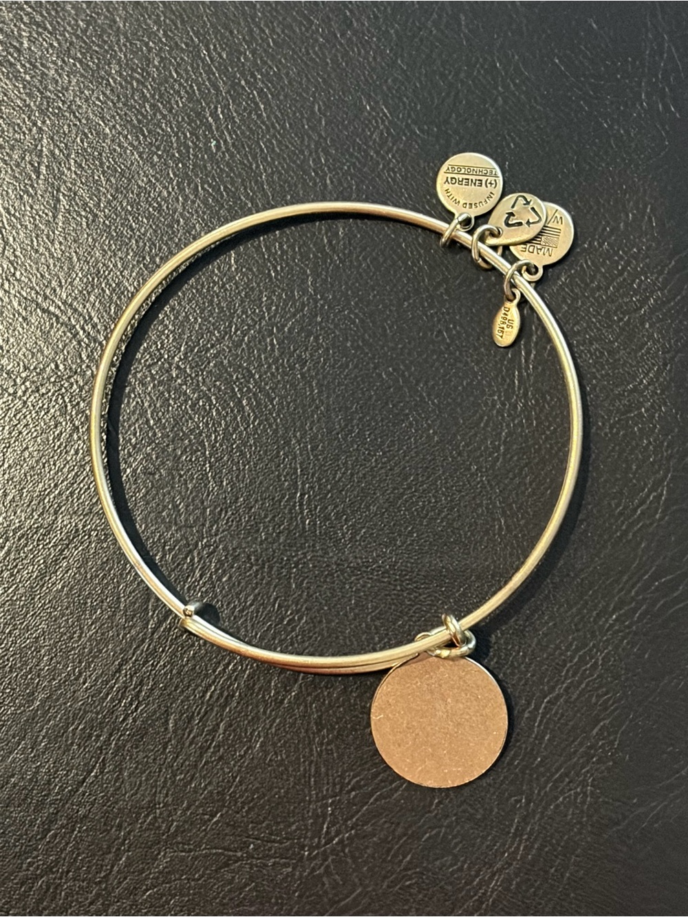 Alex and Ani Gold Sagittarius Charm Bangle Bracelet - Picture 5 of 6